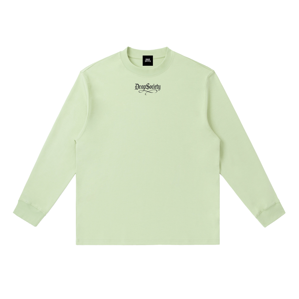 Drop Signature Essential Crewneck Long-Sleeve T-Shirt ODMPOD