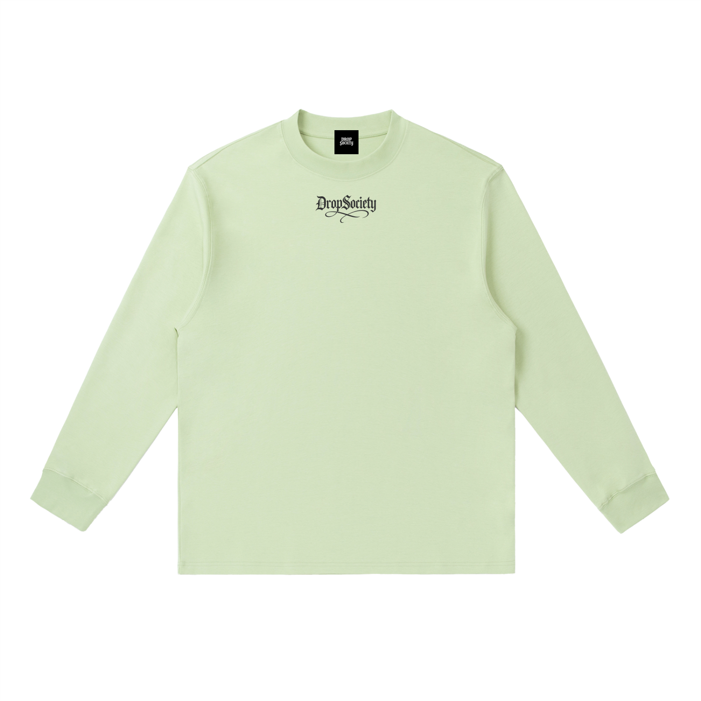 Drop Signature Essential Crewneck Long-Sleeve T-Shirt ODMPOD