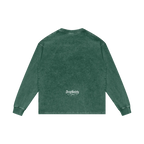 Drop Signature Acid Wash Oversize Long Sleeve T-Shirt ODMPOD