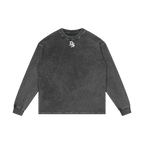 Drop Signature Acid Wash Oversize Long Sleeve T-Shirt ODMPOD