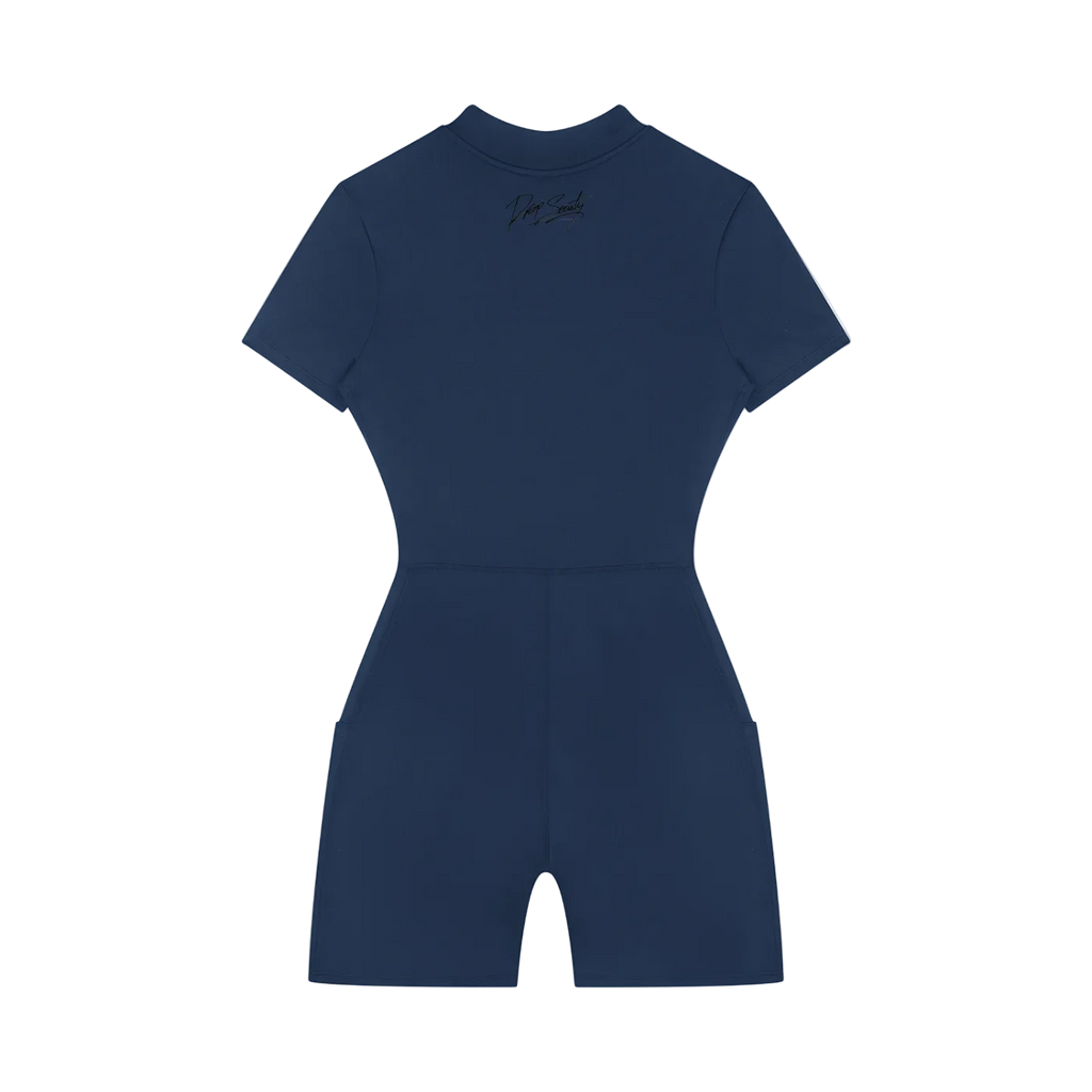 Sovereign Heart Quarter-Zip Short Sleeve Romper Drop Society