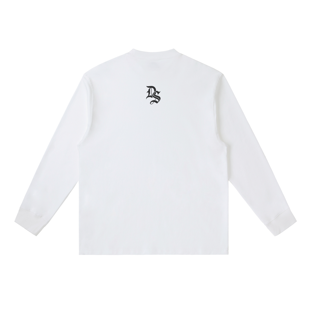 Drop Signature Essential Crewneck Long-Sleeve T-Shirt ODMPOD
