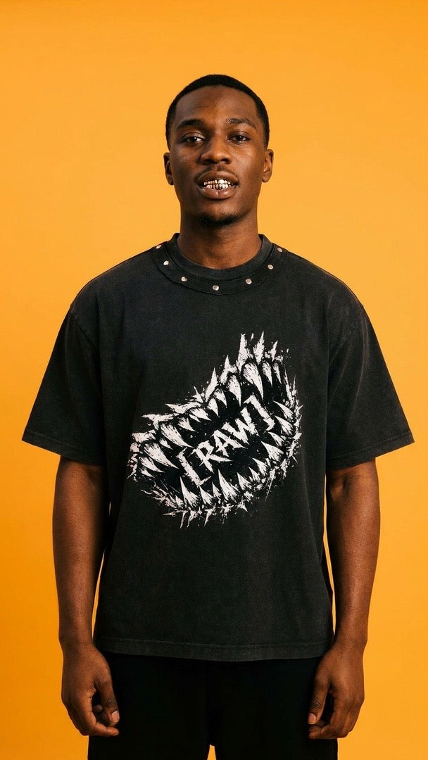 RAW Drop Studded T-Shirt Drop Society