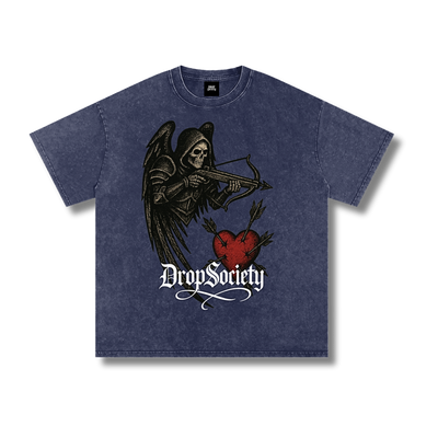 "Heart Seeker" Vintage Acid Wash Oversize T-Shirt ODMPOD