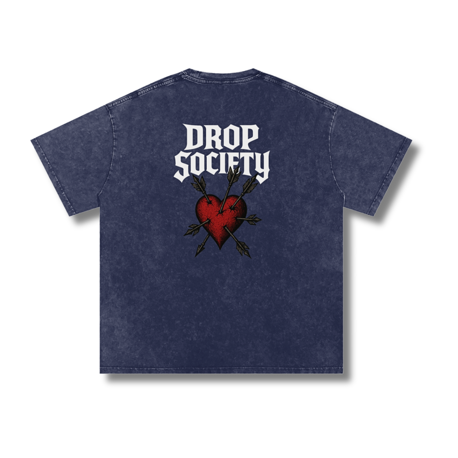 "Heart Seeker" Vintage Acid Wash Oversize T-Shirt ODMPOD