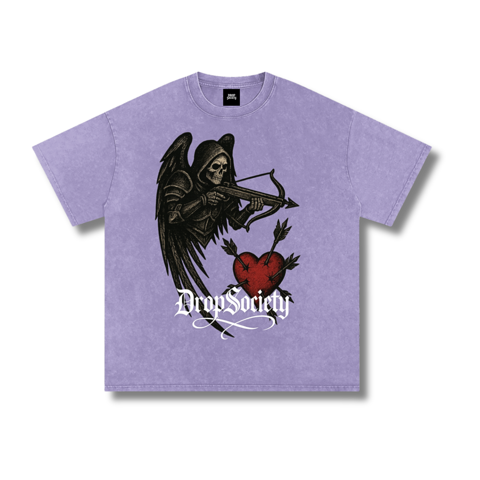 "Heart Seeker" Vintage Acid Wash Oversize T-Shirt ODMPOD