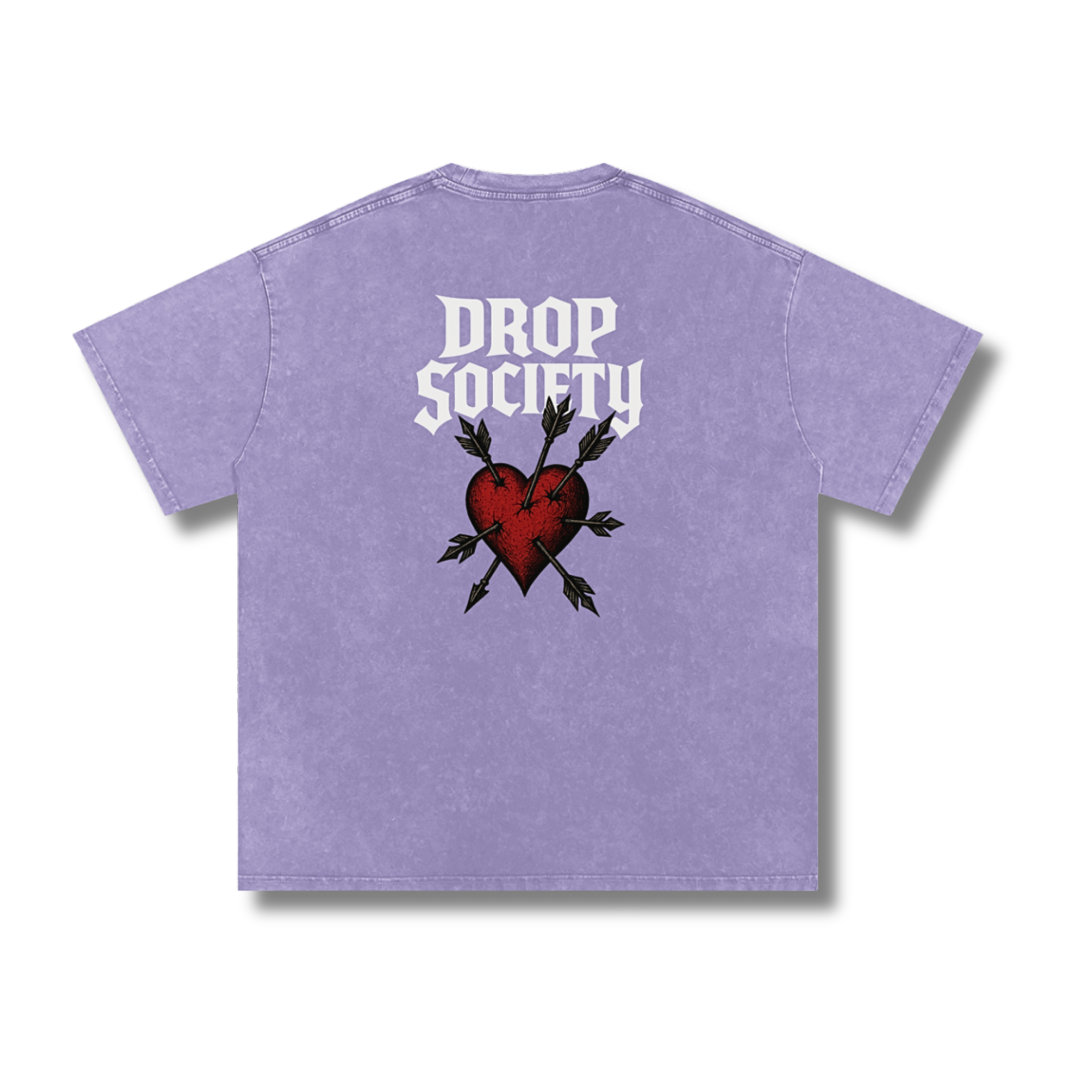 "Heart Seeker" Vintage Acid Wash Oversize T-Shirt ODMPOD