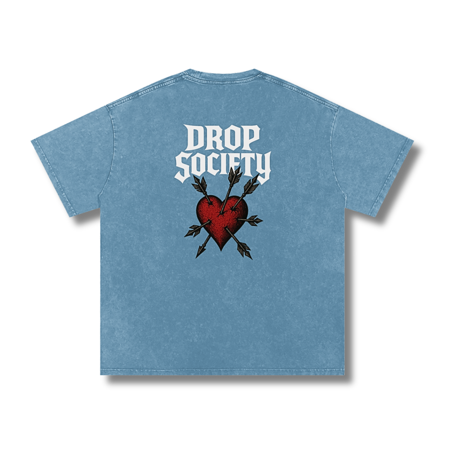 "Heart Seeker" Vintage Acid Wash Oversize T-Shirt ODMPOD