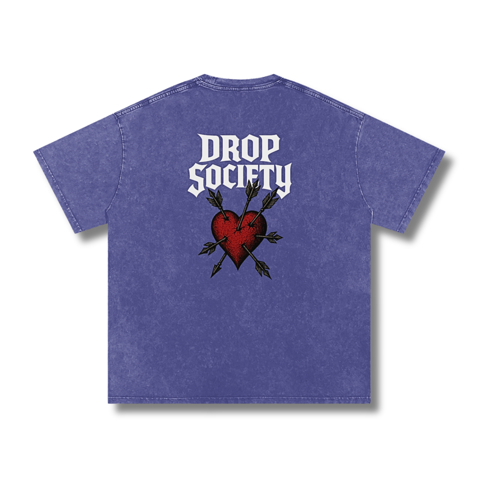 "Heart Seeker" Vintage Acid Wash Oversize T-Shirt ODMPOD