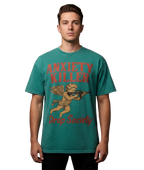 "ANXIETY KILLER" Acid Wash Oversized T-Shirt Drop Society