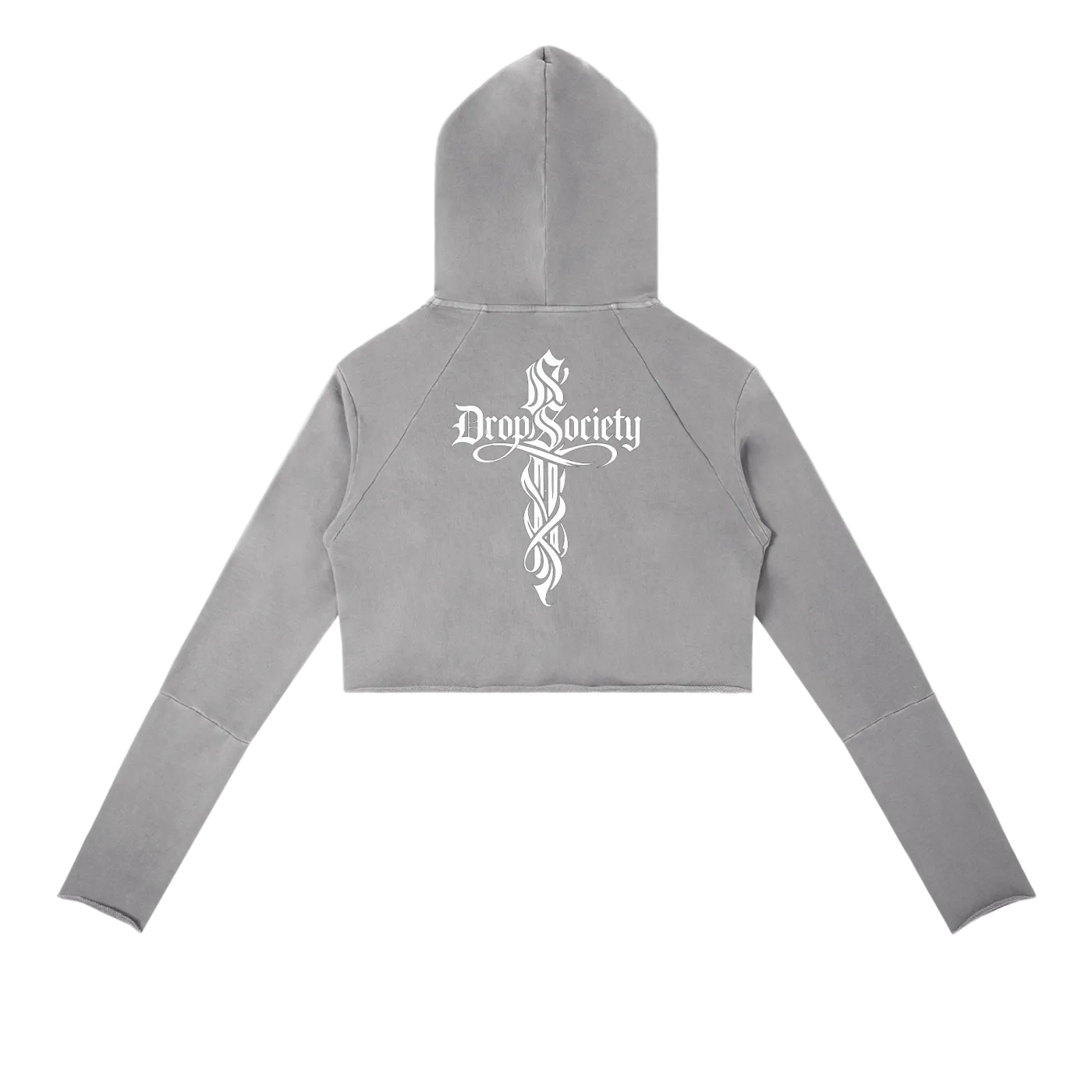 Perfect Sinner Vintage Washed Raw Edge Hoodie (Matches with pants) ODMPOD