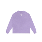 Drop Signature Acid Wash Oversize Long Sleeve T-Shirt 