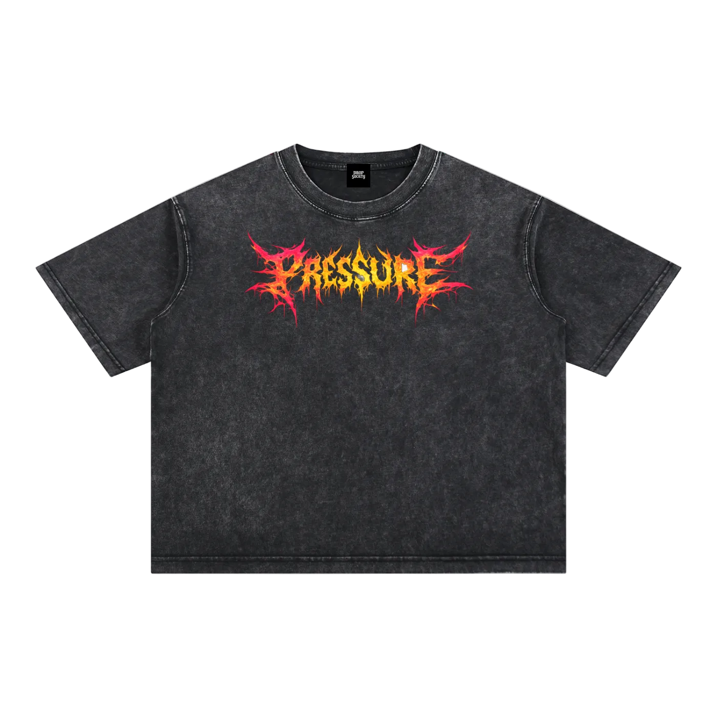 Mineral Wash Boxy Cotton T-Shirt ODMPOD