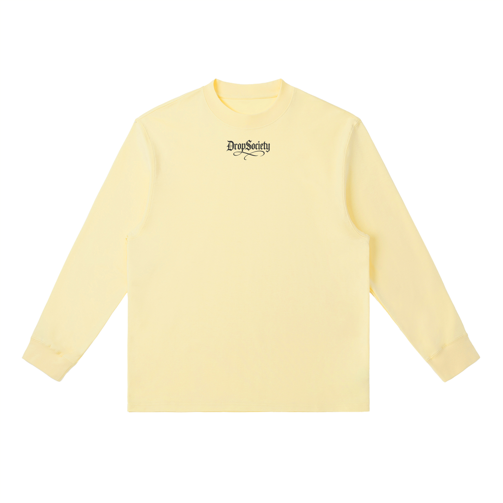 Drop Signature Essential Crewneck Long-Sleeve T-Shirt ODMPOD
