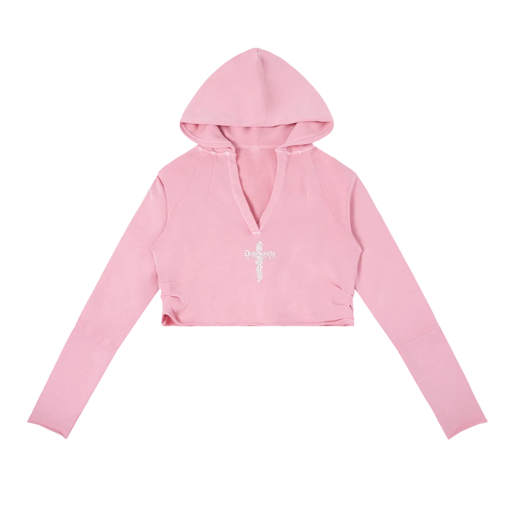 Perfect Sinner Vintage Washed Raw Edge Hoodie (Matches with pants) Drop Society