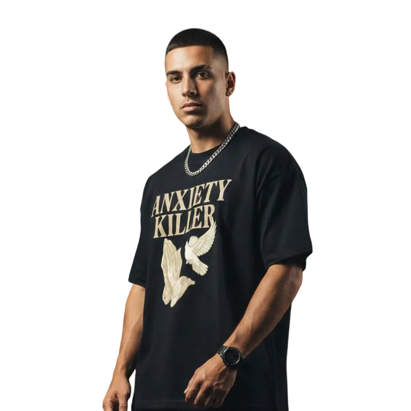 "ANXIETY KILLER" Oversized T-shirt