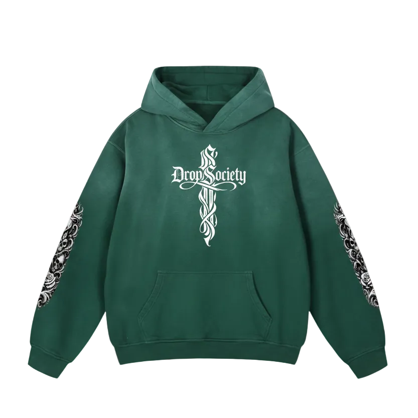 "Perfect Sinner" Heavyweight Sunfade Oversized Hoodie ODMPOD