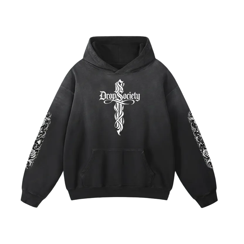 "Perfect Sinner" Heavyweight Sunfade Oversized Hoodie ODMPOD
