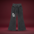 Vamp Initial Vintage Washed Flared Fleece Pants ODMPOD
