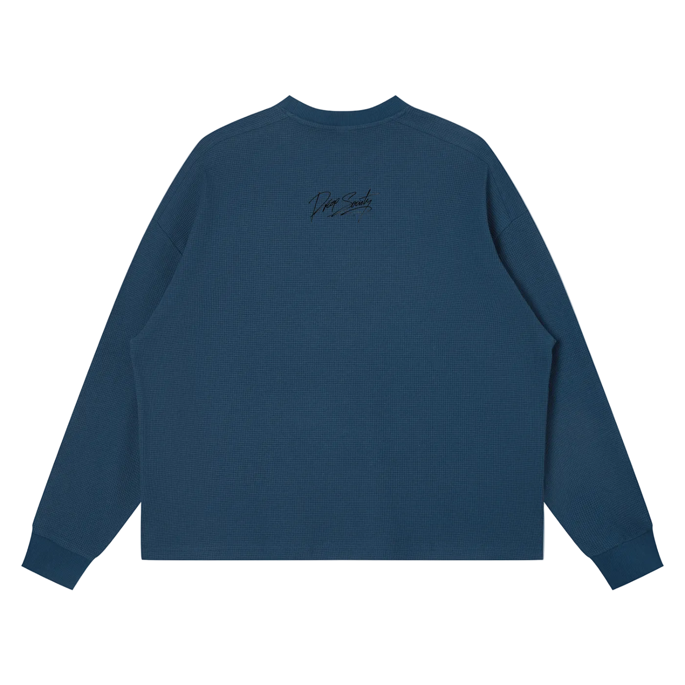 Unisex Waffle Boxy Long Sleeve T-Shirt ODMPOD