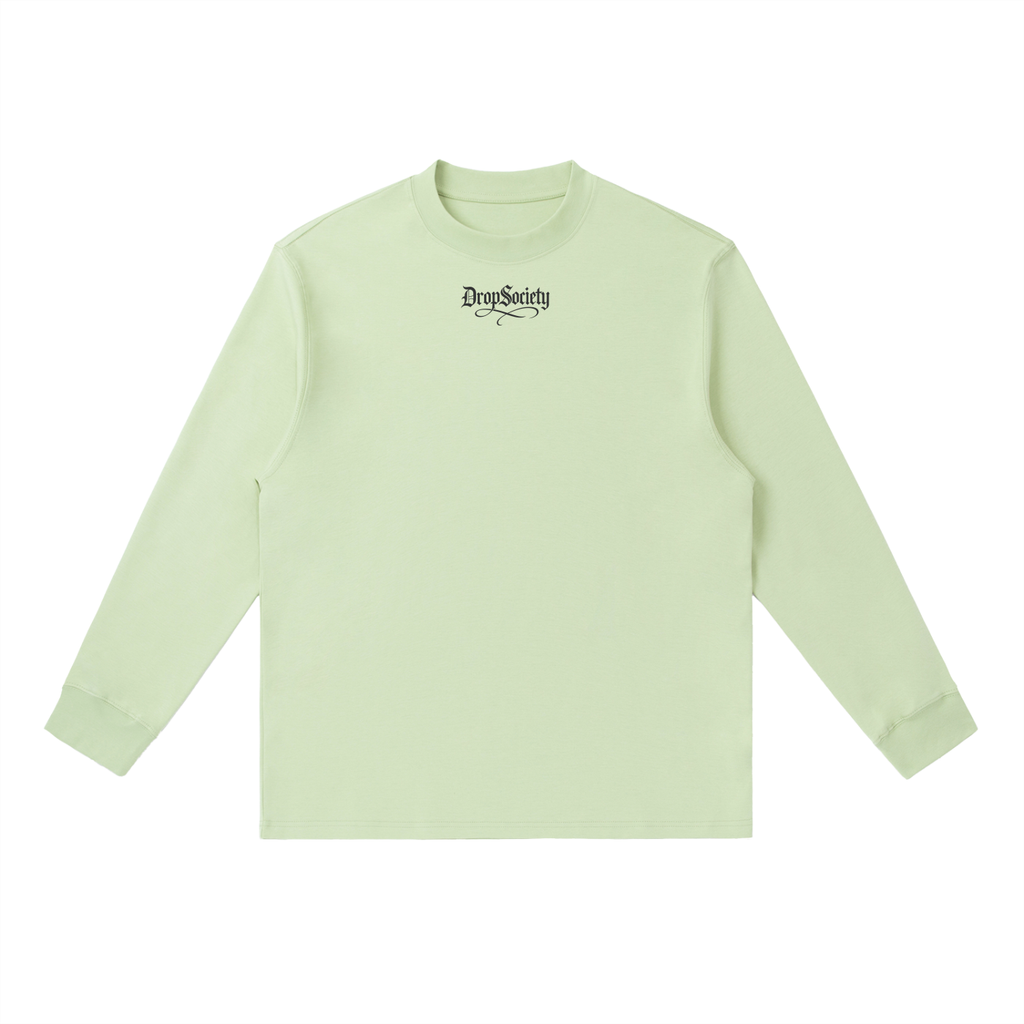 Drop Signature Essential Crewneck Long-Sleeve T-Shirt ODMPOD