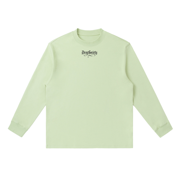 Drop Signature Essential Crewneck Long-Sleeve T-Shirt ODMPOD