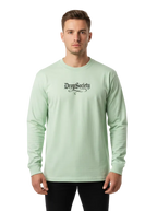 Drop Signature Essential Crewneck Long-Sleeve T-Shirt Drop Society