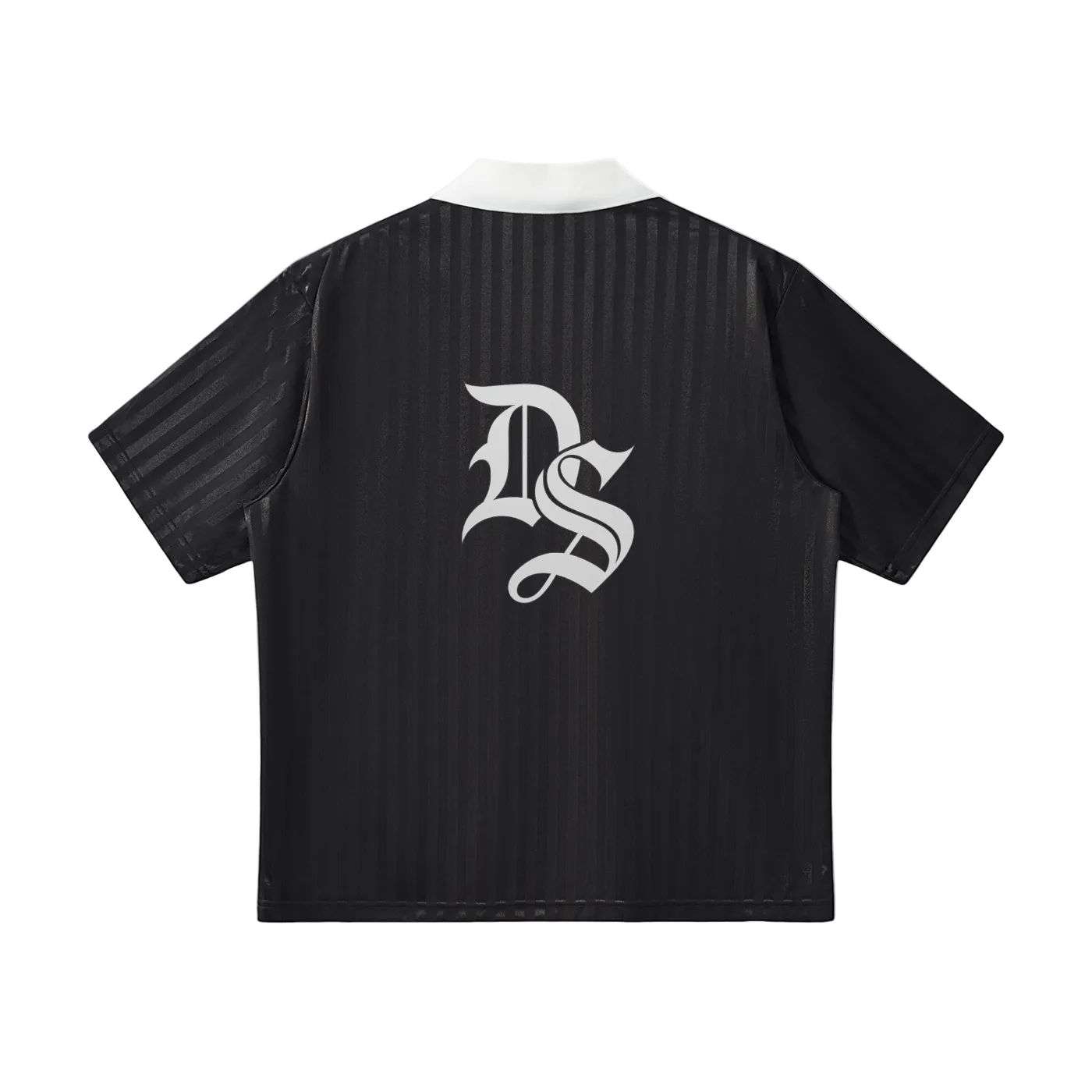 Contrast Collar Striped Soccer Jersey ODMPOD