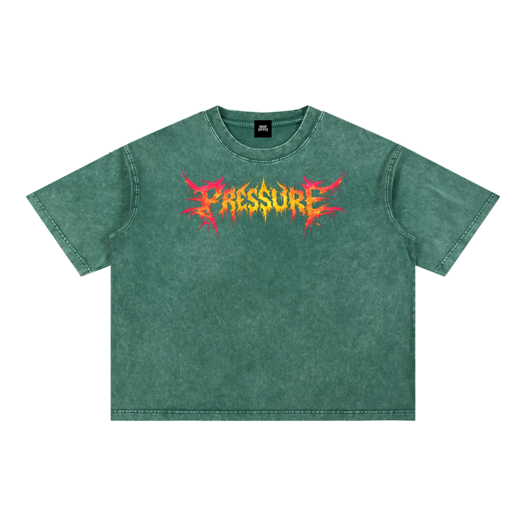 Mineral Wash Boxy Cotton T-Shirt ODMPOD