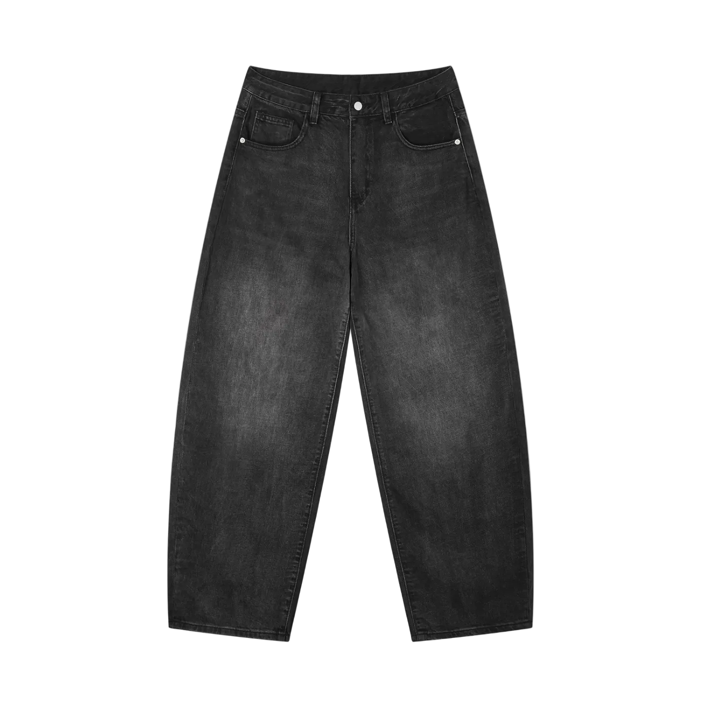 Men's Sunfade Vintage Wash Barrel Leg Jeans ODMPOD
