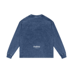 Drop Signature Acid Wash Oversize Long Sleeve T-Shirt ODMPOD