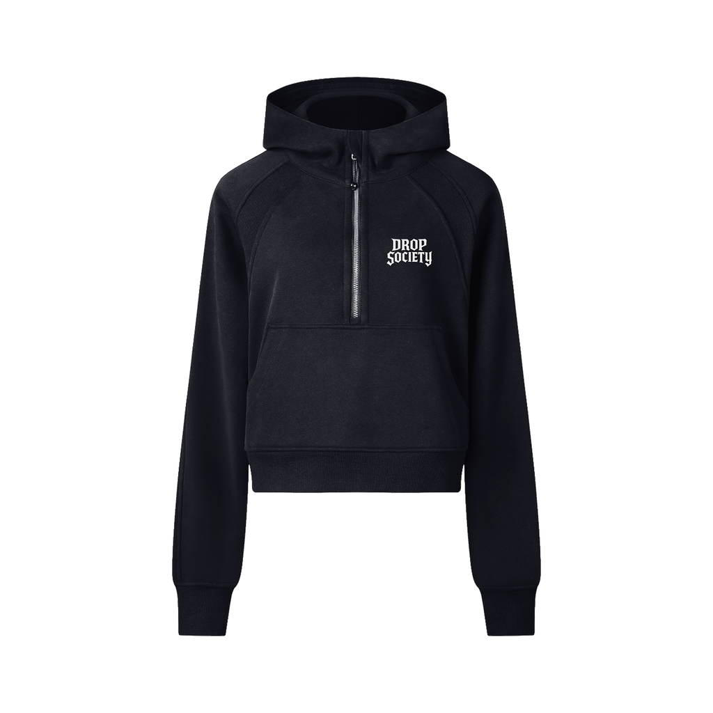Cropped Half-Zip Hoodie ODMPOD