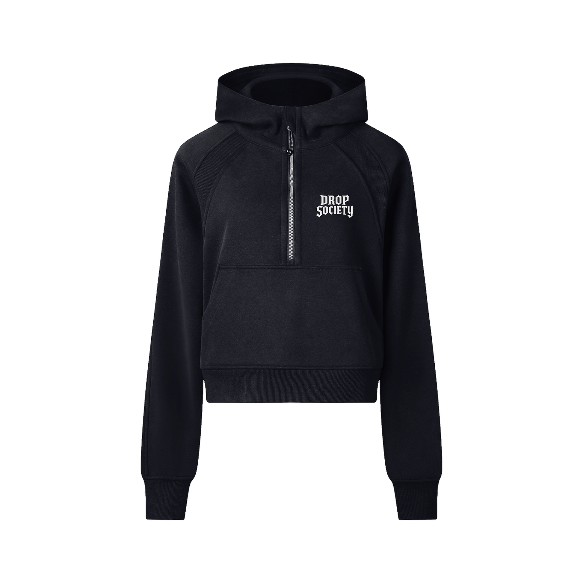 Cropped Half-Zip Hoodie ODMPOD
