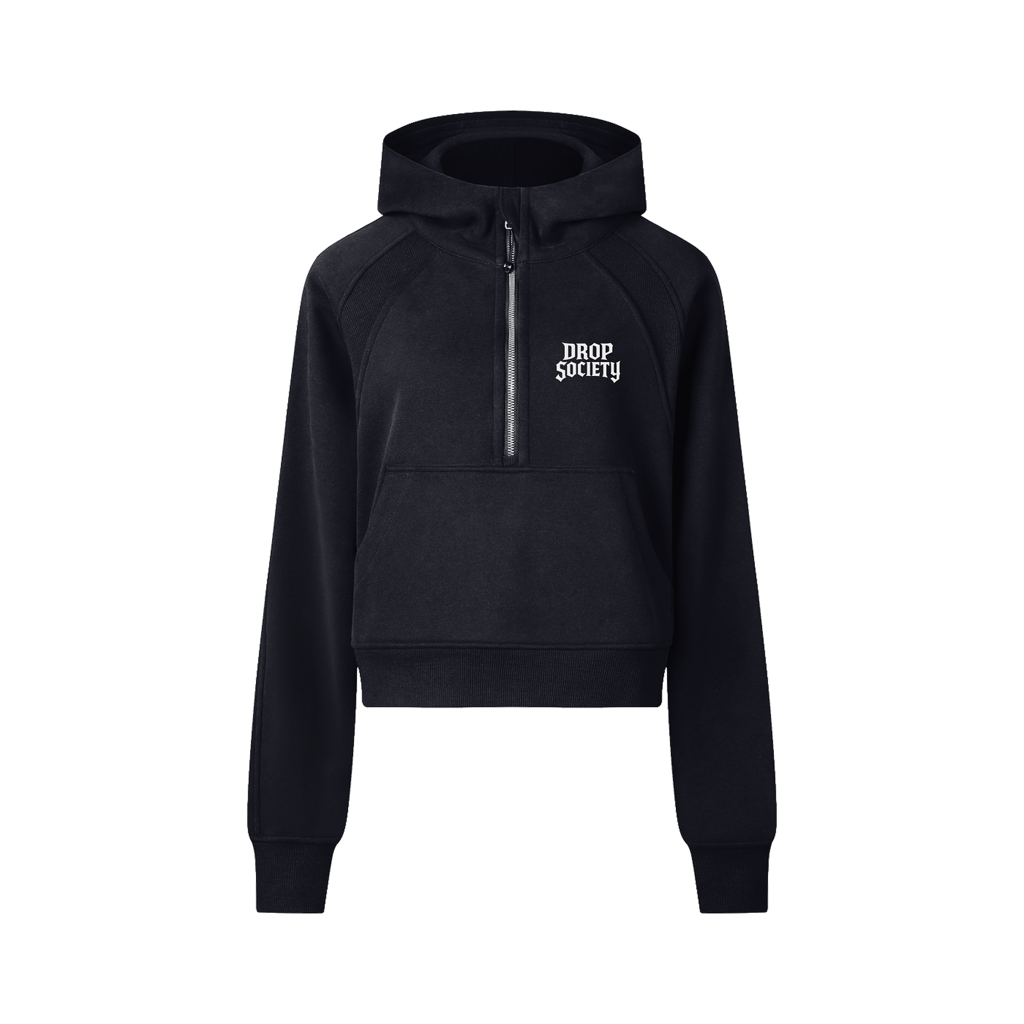 Cropped Half-Zip Hoodie ODMPOD