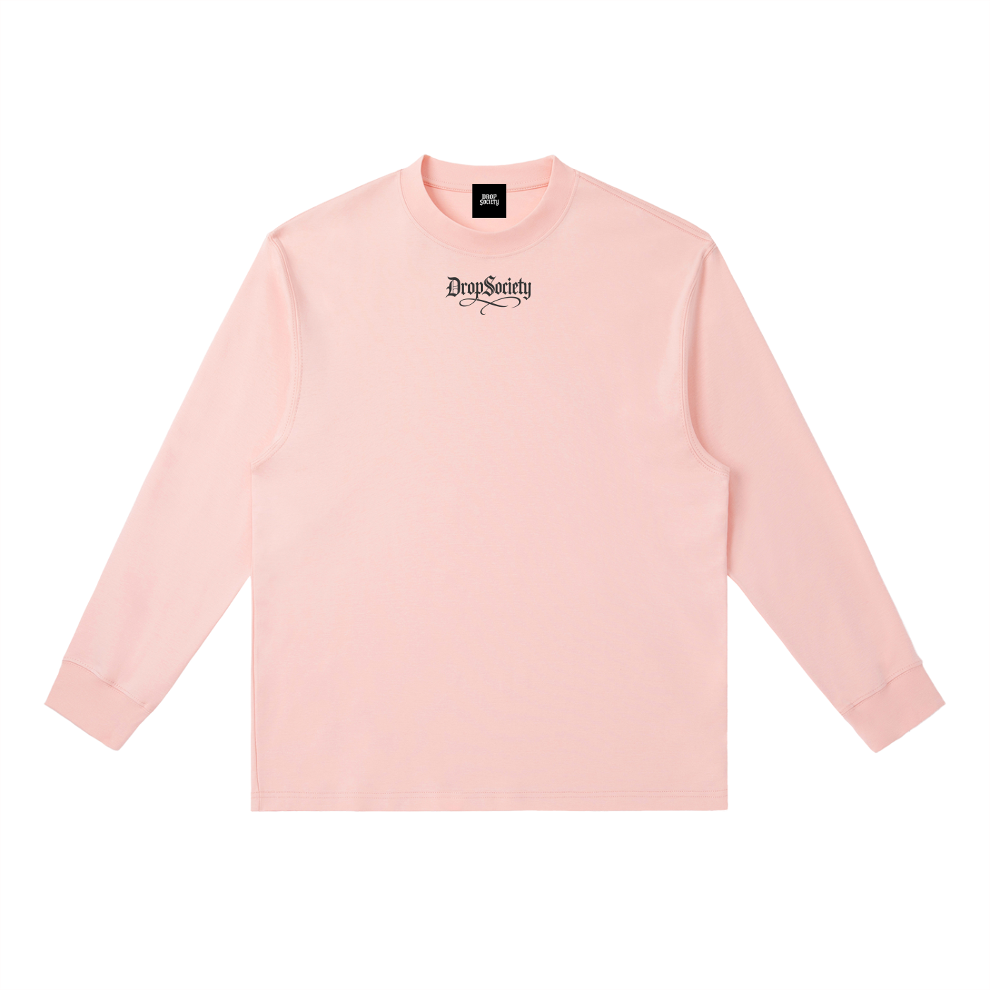 Drop Signature Essential Crewneck Long-Sleeve T-Shirt ODMPOD