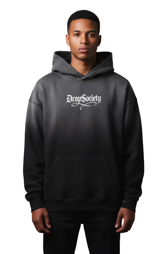 Drop Signature Heavyweight Sunfade Oversized Boy Toy Hoodie Drop Society