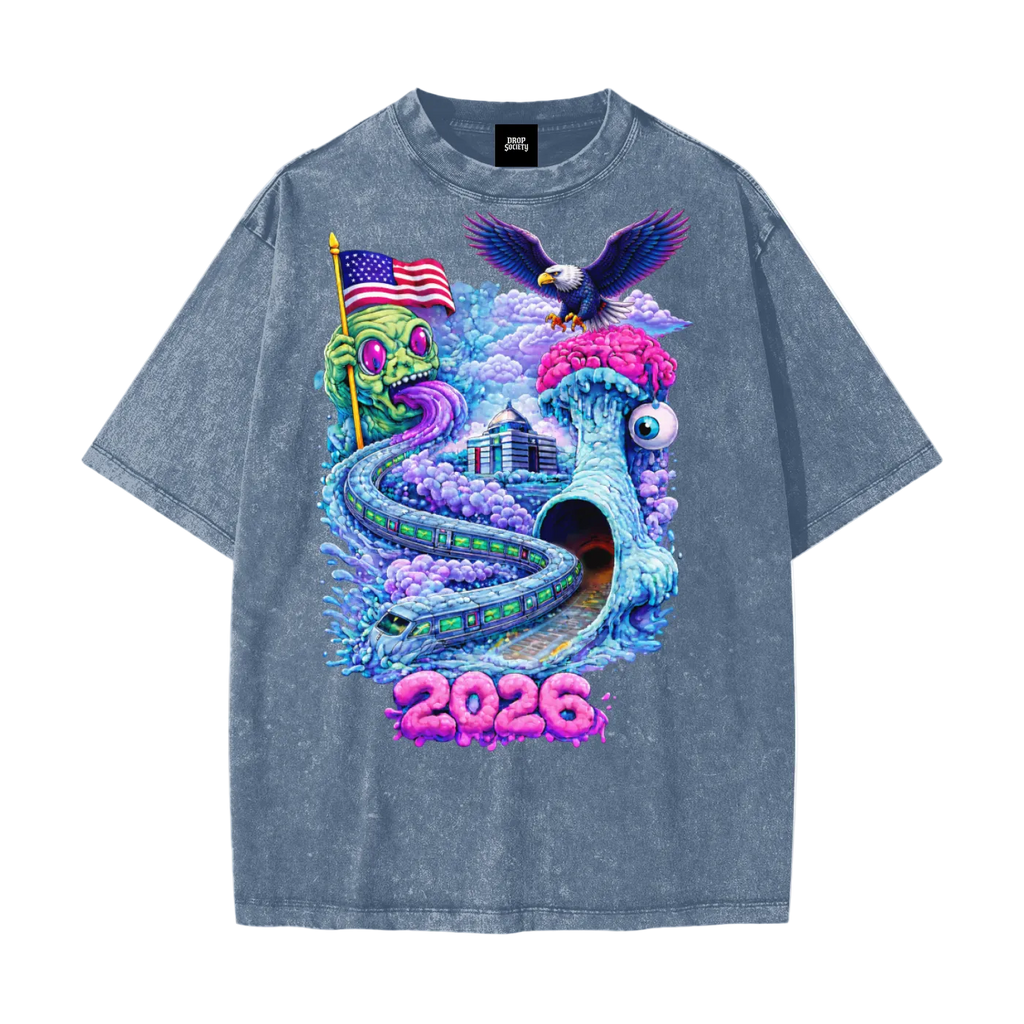 Heavyweight Snow Washed T-Shirt ODMPOD