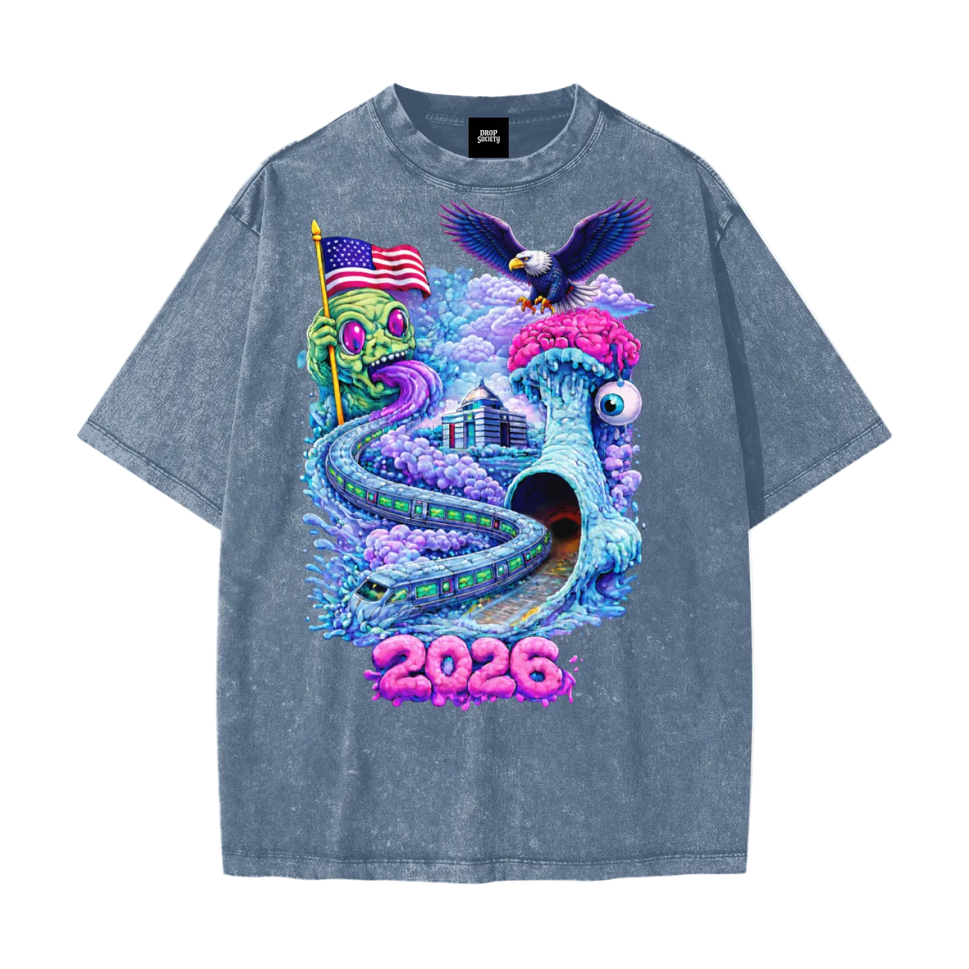 Heavyweight Snow Washed T-Shirt ODMPOD