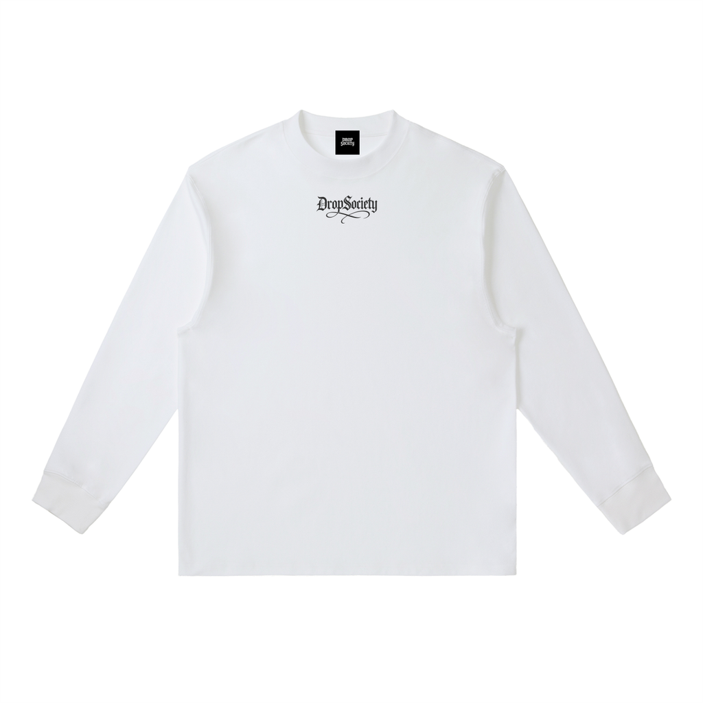Drop Signature Essential Crewneck Long-Sleeve T-Shirt ODMPOD