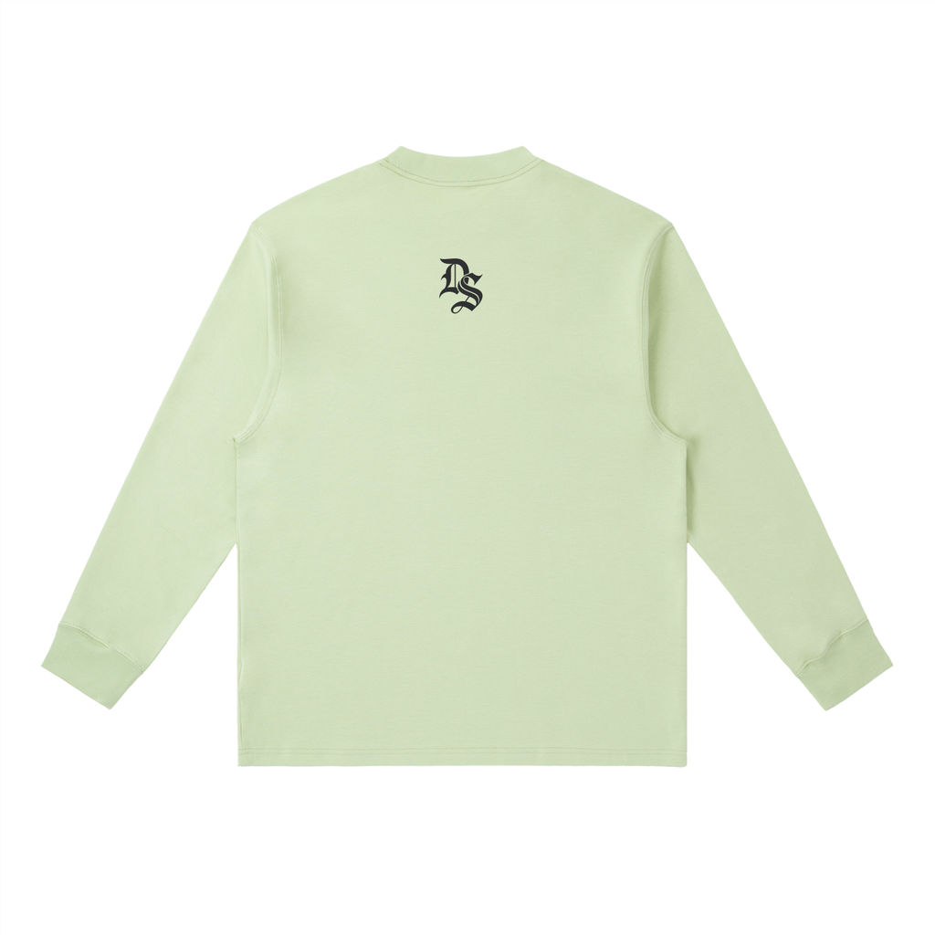 Drop Signature Essential Crewneck Long-Sleeve T-Shirt ODMPOD
