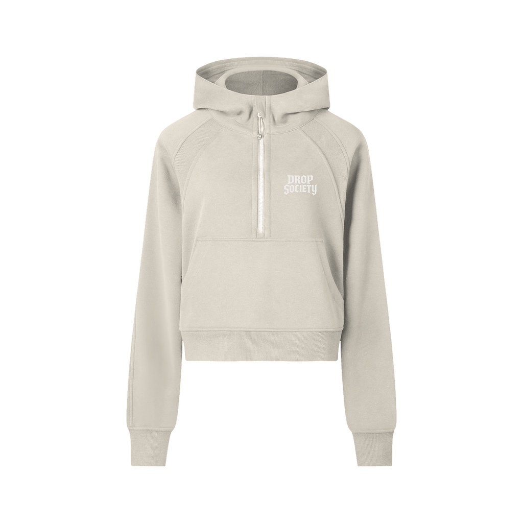 Cropped Half-Zip Hoodie ODMPOD