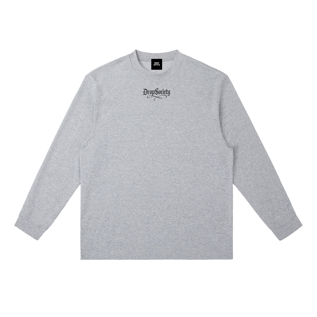 Drop Signature Essential Crewneck Long-Sleeve T-Shirt ODMPOD