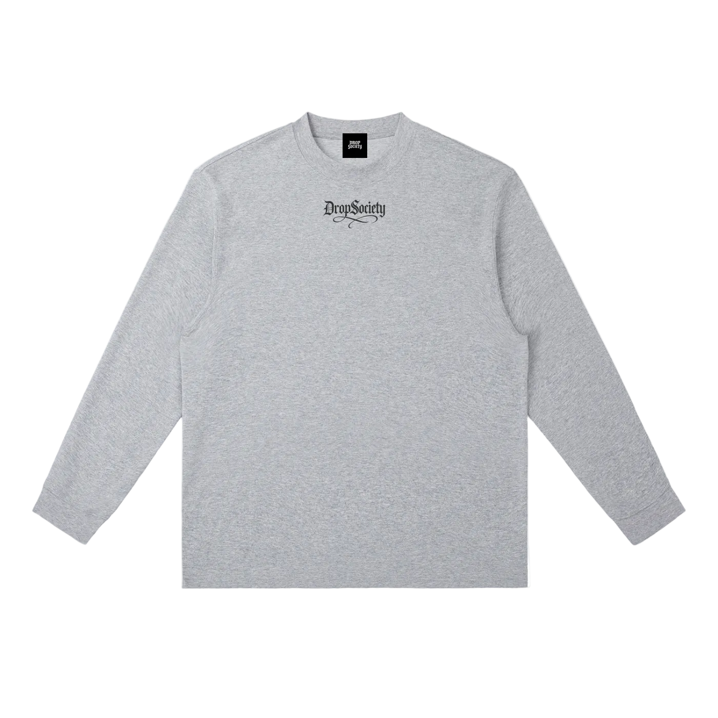 Drop Signature Essential Crewneck Long-Sleeve T-Shirt ODMPOD