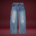 Sun Fade Heavyweight Denim Jeans ODMPOD