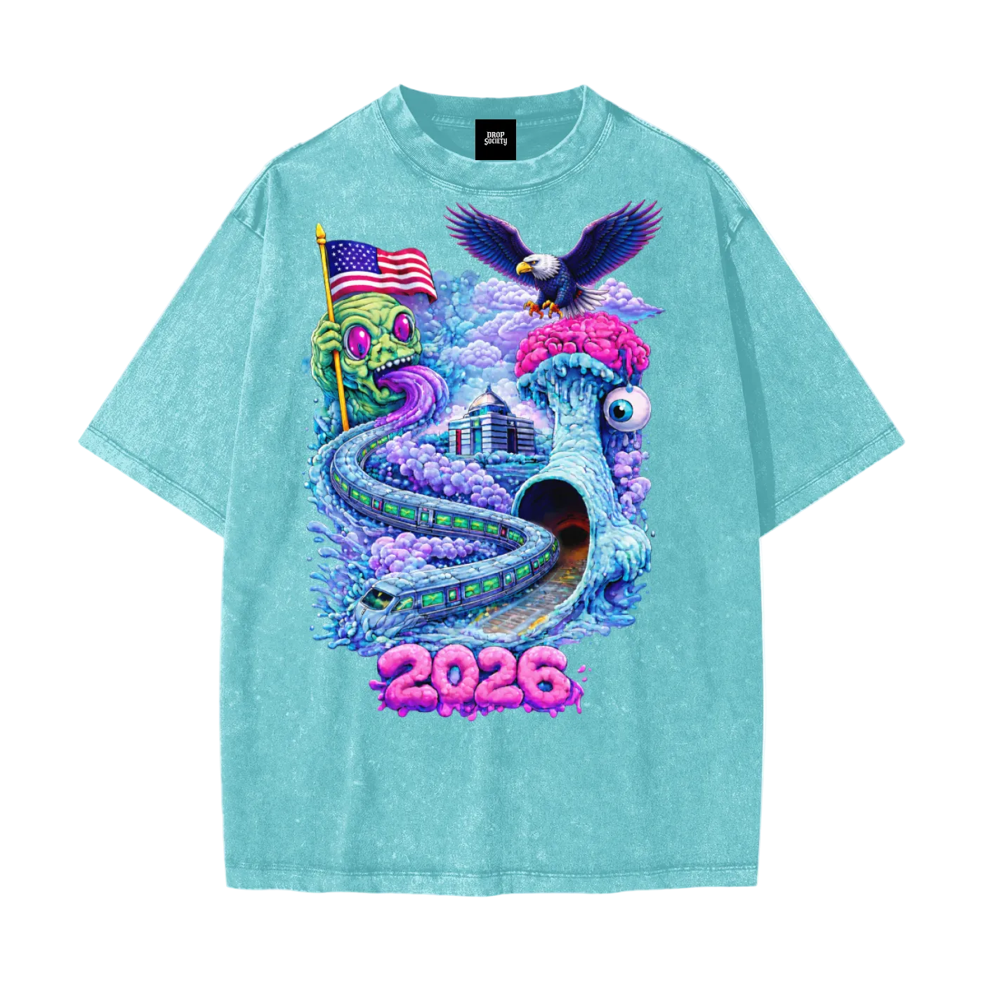 Heavyweight Snow Washed T-Shirt ODMPOD