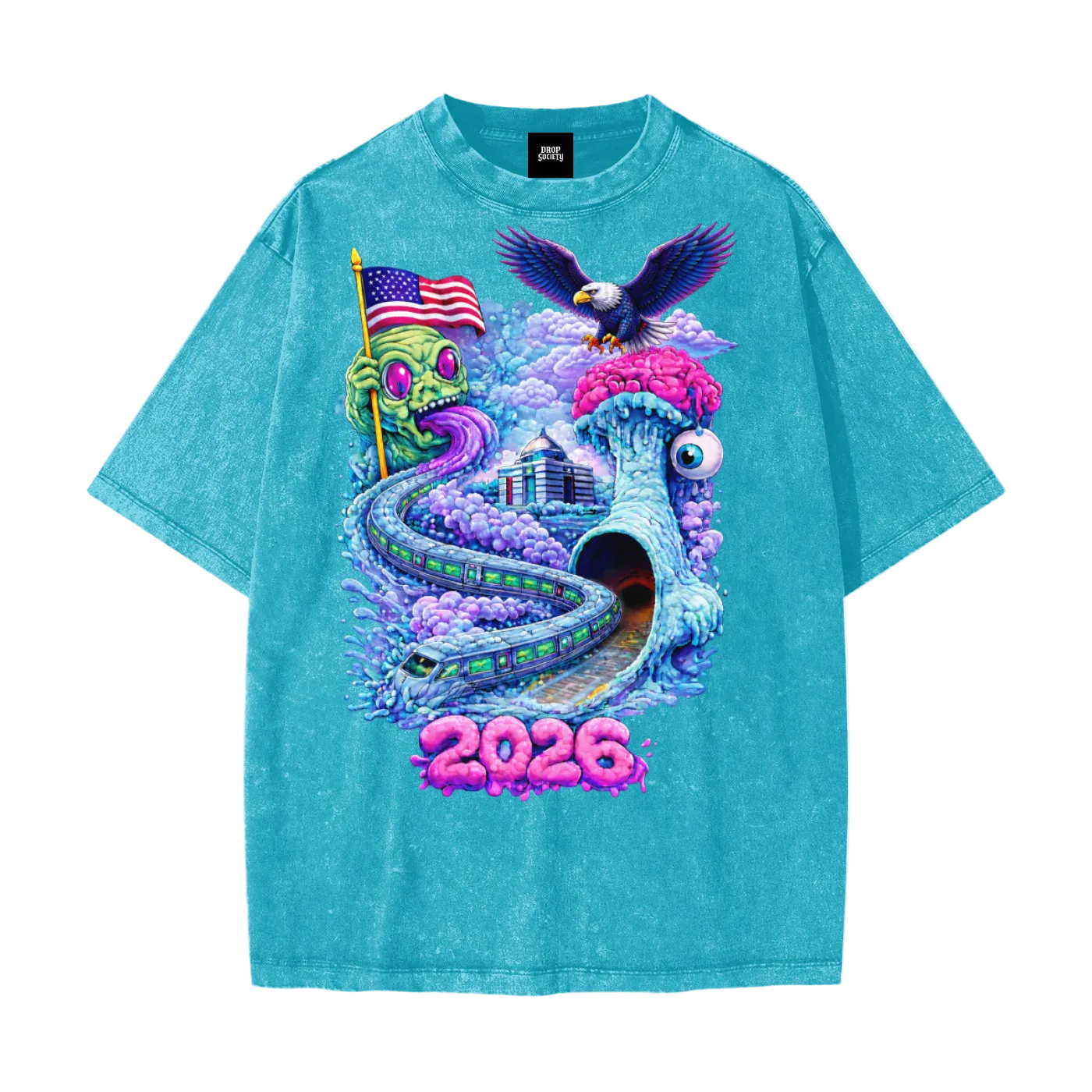 Heavyweight Snow Washed T-Shirt ODMPOD