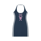 Women's Binding Tight Halter Dress ODMPOD