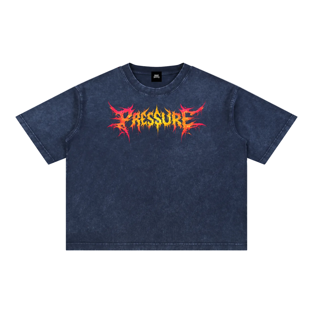 Mineral Wash Boxy Cotton T-Shirt ODMPOD