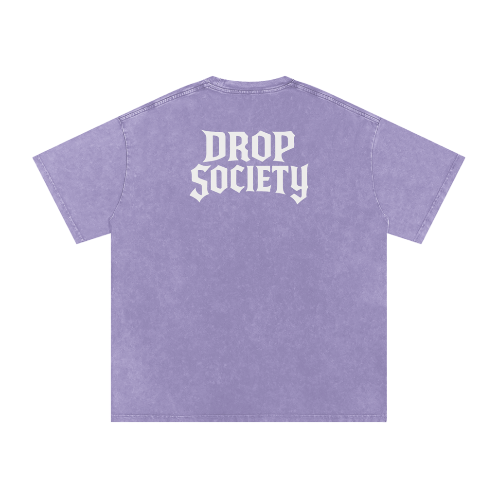 "ANXIETY KILLER" Acid Wash Oversized T-Shirt ODMPOD