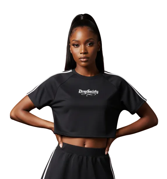Drop  "SIGNATURE" Crop Top Drop Society